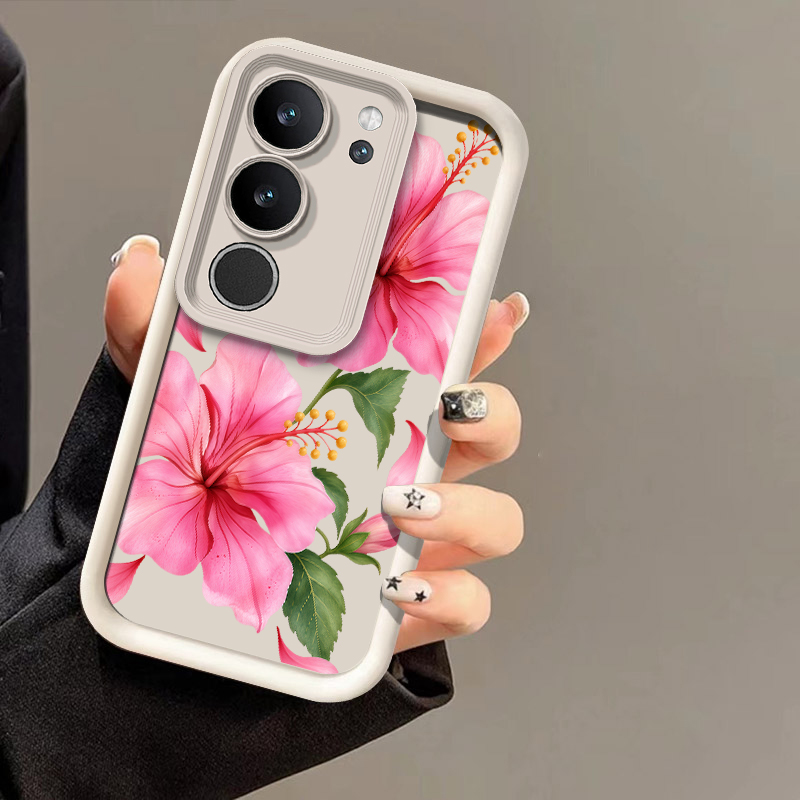 Vivo X200 - Funda para teléfono con diseño floral