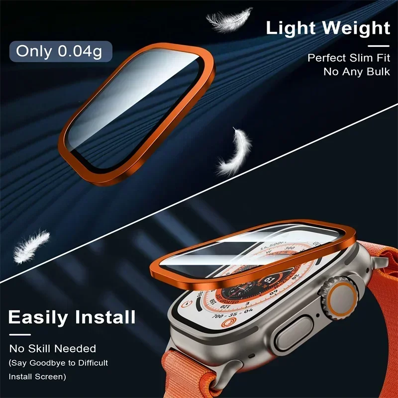 Marco de Metal de titanio para - Smartwatch Screen Film reseña y precio