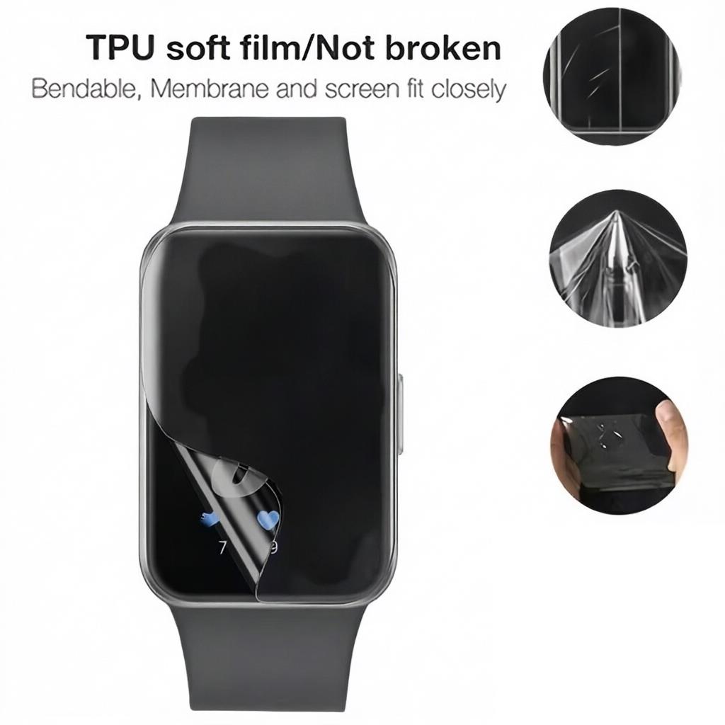 Película de hidrogel de privac - Smartwatch Screen Film reseña y precio