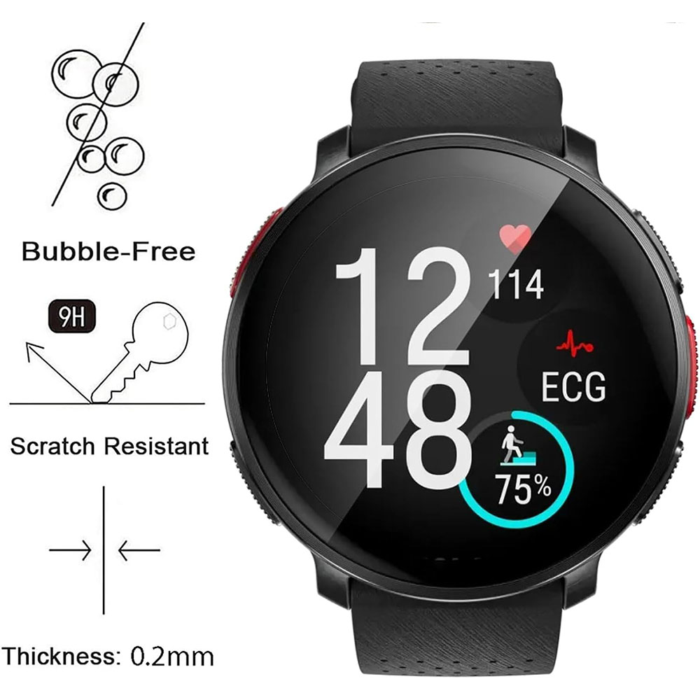 Para Polar Vantage V3 correa d - Smartwatch Screen Film reseña y precio