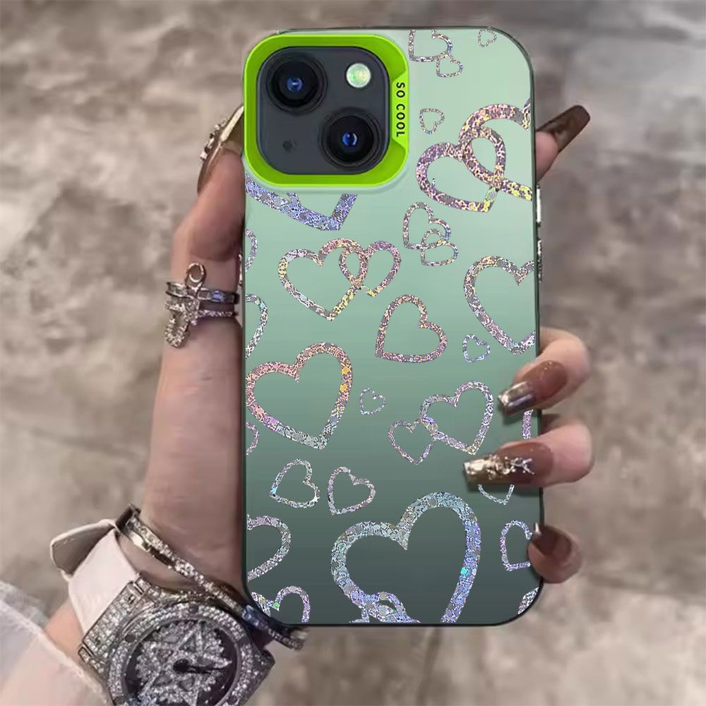 Funda con estampado de corazon - Apple Iphone 16 reseña y precio