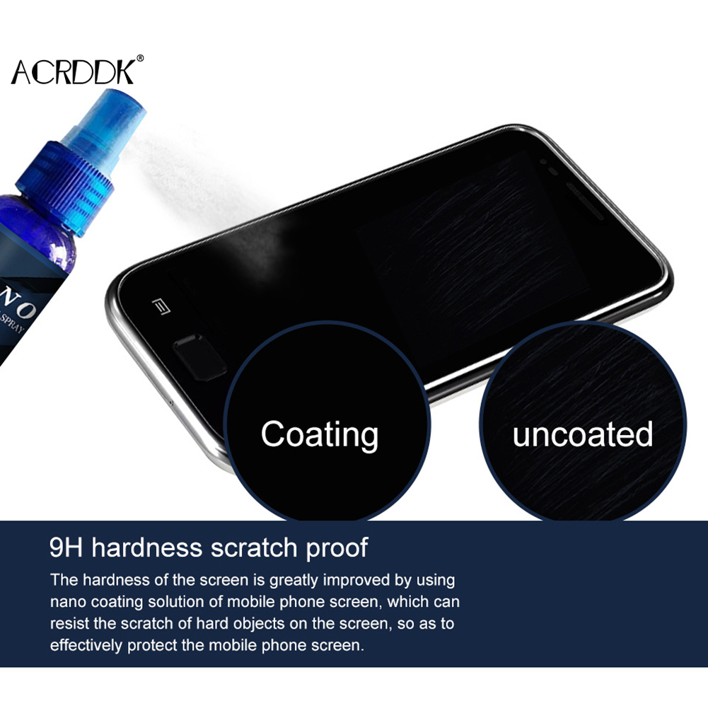 Protector de pantalla de vidri - Oleophobic Coating Spray reseña y precio