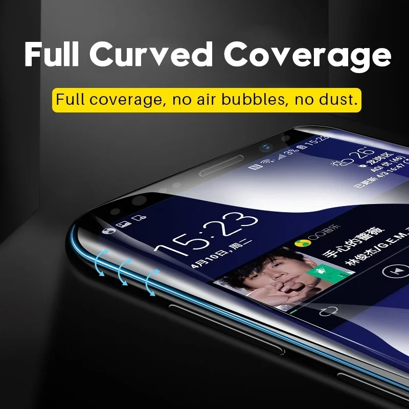 Película de vidrio templado cu - Curved Edge Screen reseña y precio